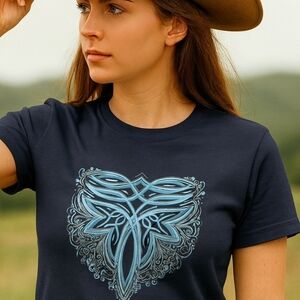 Western Boot Stitch Graphic Tee • Cowgirl Rodeo Shirt • Country Western Top